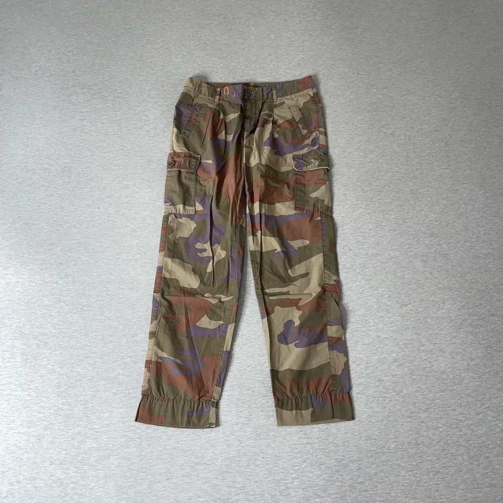 Victoria’s Secret London Jean Cotton Camo Cargo Jeans - Size 8